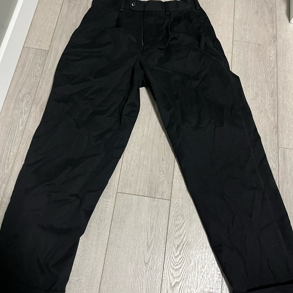 3/$20 Men's Perry Ellis Portfolio Black Dress Pants Size 30x30 - Picture 1 of 10